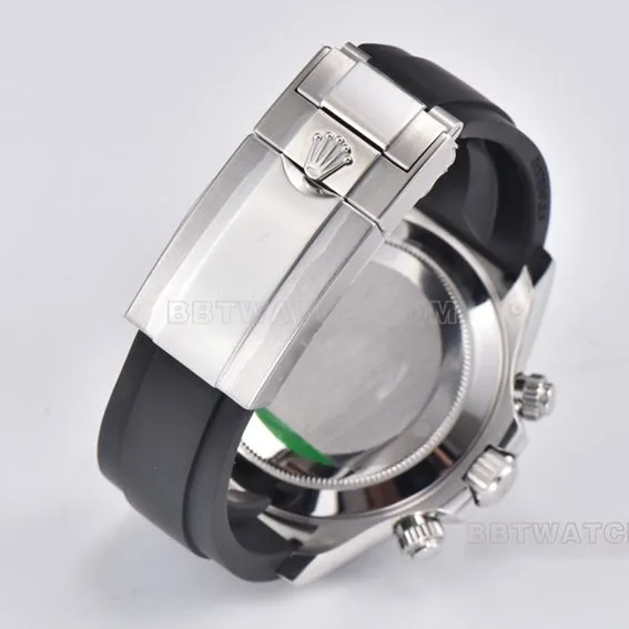Factory C Rolex Daytona cement gray rubber model M116519ln-0027braceletlive photos