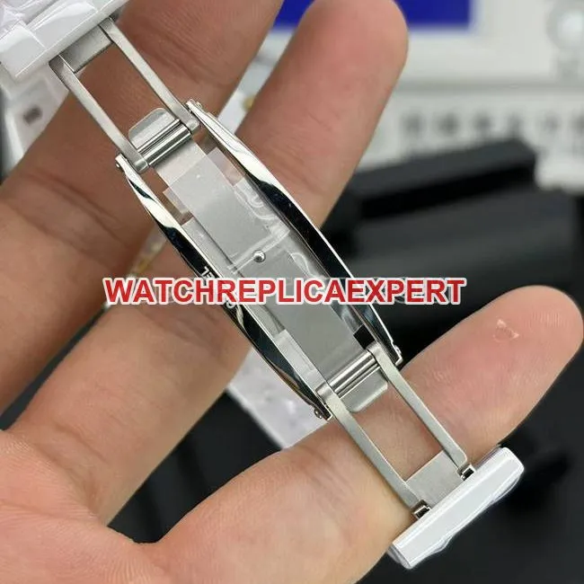 1:1replica watch ChanelBV factory white dial38mm mechanical caseback live photo