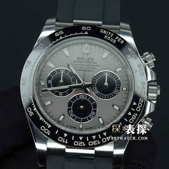 Rolex Cosmograph Daytonatop-tier watch men's stainless steel and black panda dial rubber model pictures and prices clasplive photos