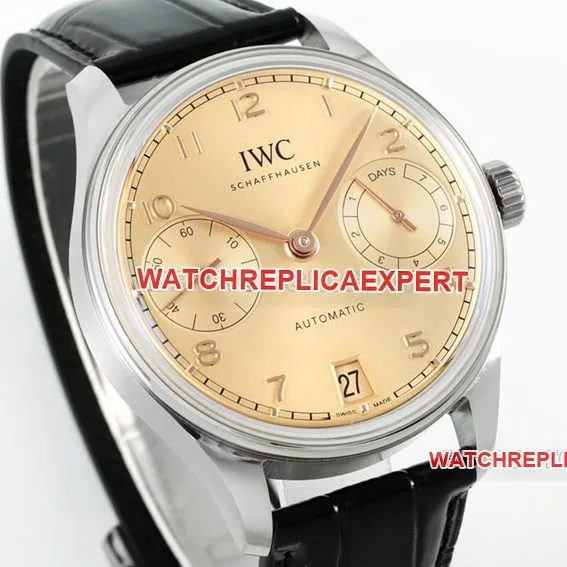 APSIWC watch Portugal top-tier 1:1super clone2024 new guilloché dialIW501705side live photo