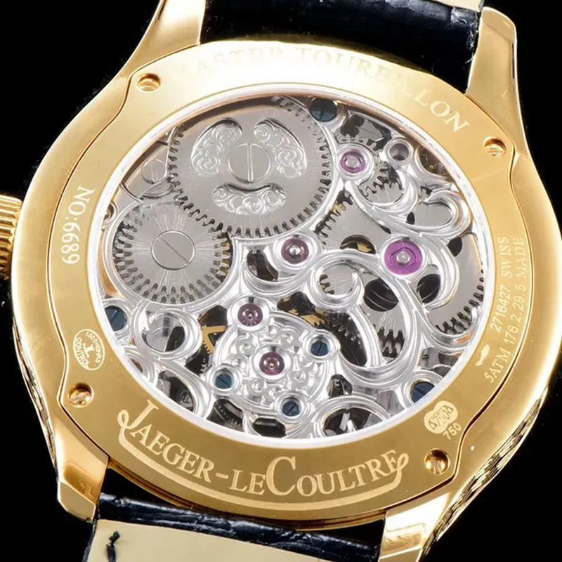 Jaeger-LeCoultrehigh-quality watch master series Q5046520 automatic genuine tourbillon men's watch side view