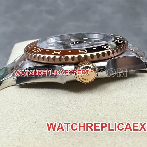 Rolex Watch ARF FactoryGMT-MasterGMT Sarsaparilla Circle 3285movementside live photo