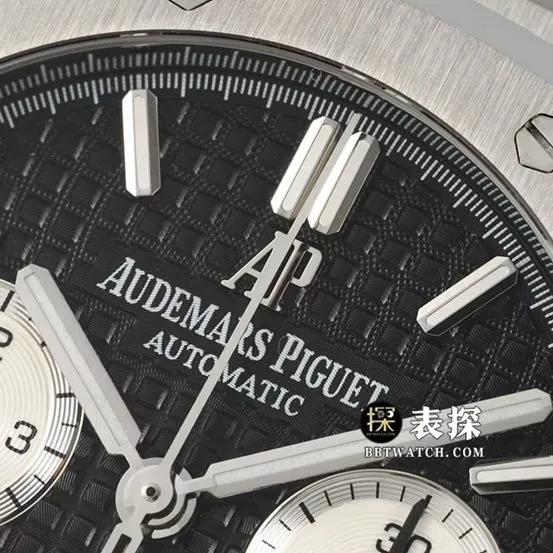 IPFRoyal OakAudemars Piguet1:1replica watch black panda plate steel bracelet model 26331ST.OO.1220ST.02caseback live photo