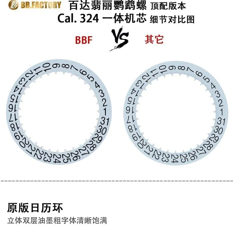 BBF Factory Patek Philippe Top collectible watches Movement