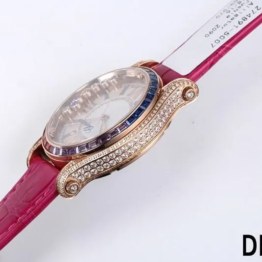 2021 latest ladies watch Chopard ultimate happy rainbow T diamond 274891-5007clasp picture