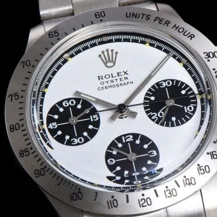 top-tier watch Rolex manual chronographmovement retro fashion series white dial men's watch movement picture