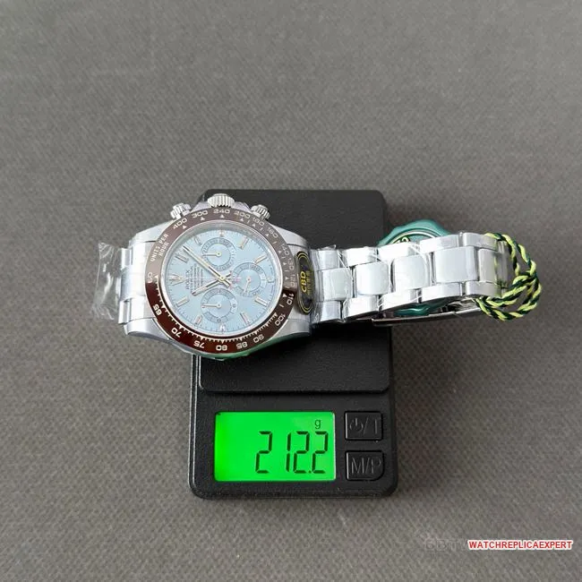 collectible watch RolexCBD factory Daytona ice blue dialsteel bracelet4130clasplive photos
