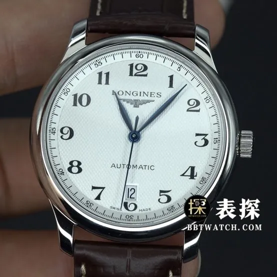 KL factory Longines famous craftsman top-tier watch white dial blue needle leather strap model pictures and prices braceletlive photos