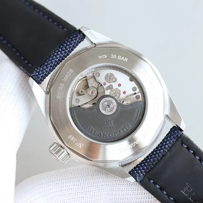 TW Factory Top Blancpain Fifty Fathoms Series Men's Green Dial Nylon Strap Automatic Mechanical Watch Clasp Photo