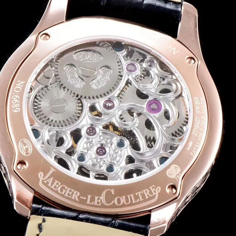 Jaeger-LeCoultrereplica watch master series Q5046520 automatic genuine tourbillon men's watch clasp picture
