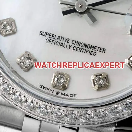 ARF FactoryRolex log top-tier 1:1high-quality diamond bezel31mm five-grid chain link278384braceletlive photos