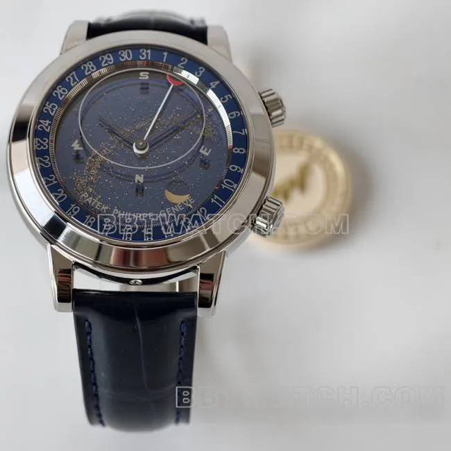 top-tier watch super complication timepiece PPF FactoryPatek Philippeblue dial6102side live photo