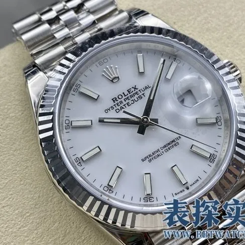 VSRolex log top-tiersuper clone41MM watch_How much does it cost_Pictures_How is the workmanship? Front