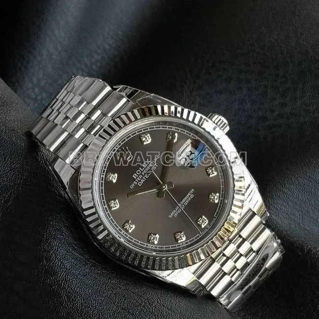 collectible watch WKD factory Datejust Rolex 41mm gray dial 126331 front actual photo