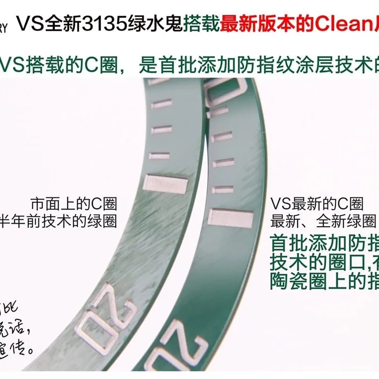 vs factory Rolextop-tier watch Black Submariner40mm3135movement real and fake comparison evaluation_difference from genuine_how is the quality