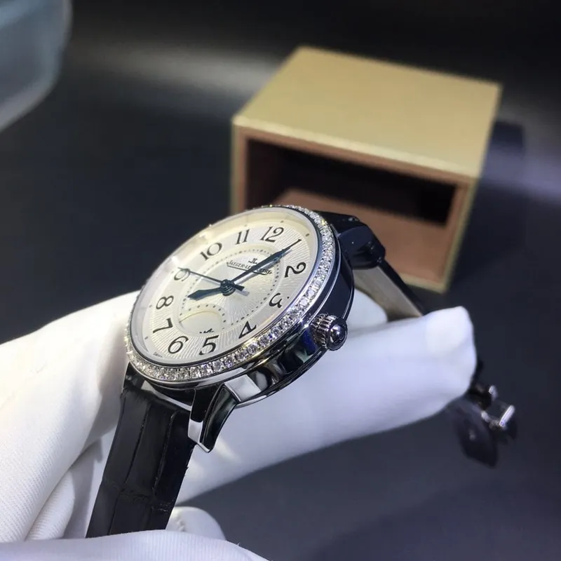 Jaeger-LeCoultre dating ladies' watches stainless steel set with South African diamonds 34mm mechanical movement picture