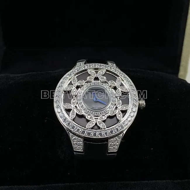 watch Graf VCA factory sapphire crystaldiamond33mmquartz movementfront live photo