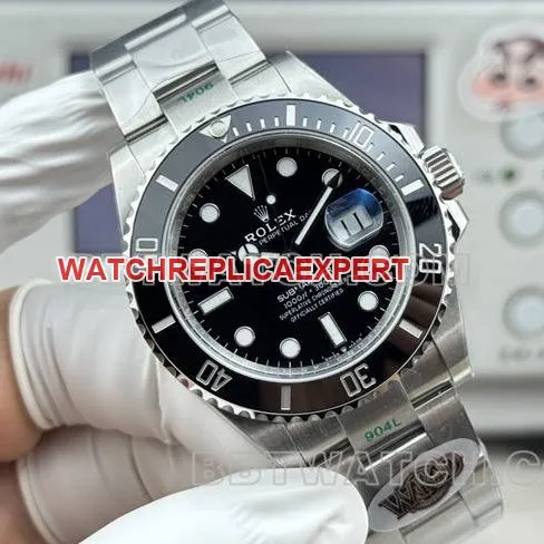 WKD Factory Watch Rolex Submariner 41mm Black Dial 126610 Real Product Weight Photo