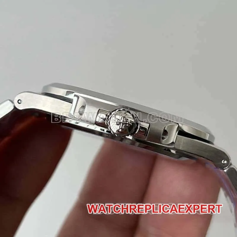 3K FactoryPatek Philippe sporty elegant 1:1super cloneblue dialNautilus5811front live photo