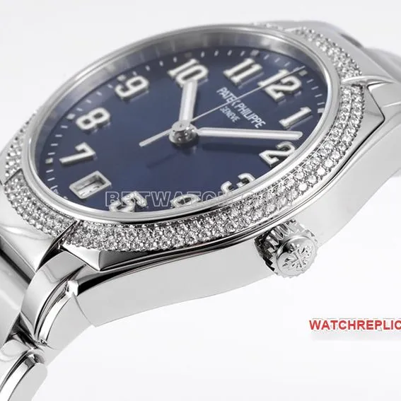 PPF FactoryPatek Philippe1:1super cloneblue dial7300/1200A-001front live photo