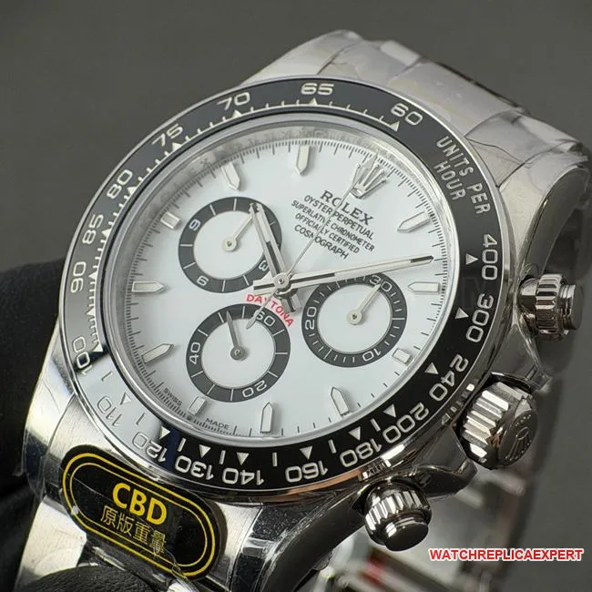 CBD factory top-tier watch RolexDaytonawhite dialsteel bracelet4131clasplive photos