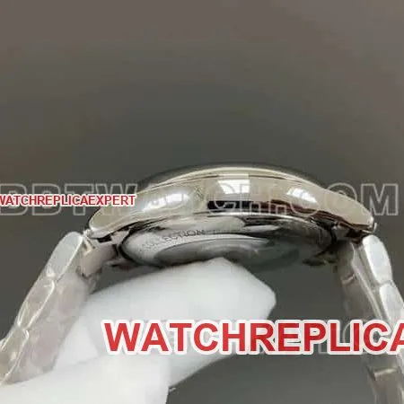 TW factory Longines watchmaking traditional top-tier replicasilver dialsteel bracelet model front live photo