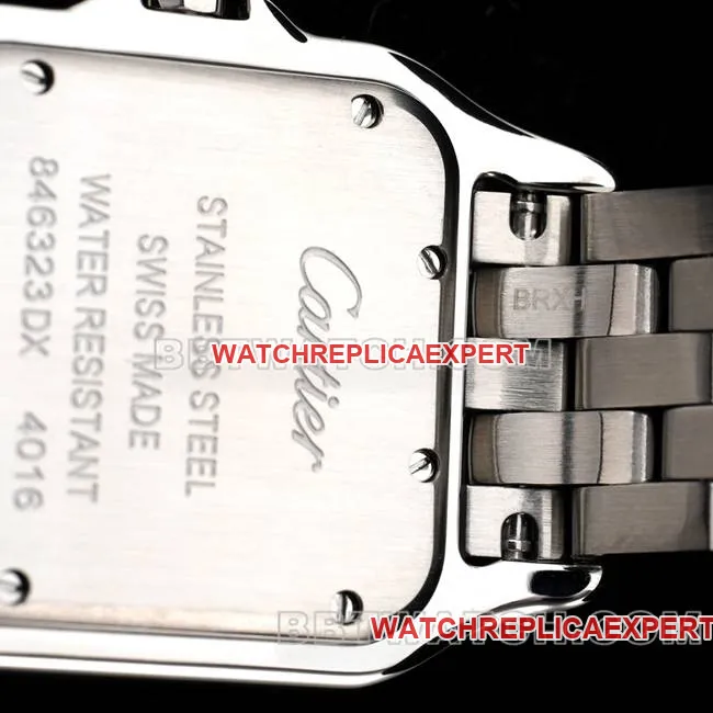 top-tier watch BBa factory cheetah Cartierblue dialdiamond bezelsteel braceletquartzfront live photo