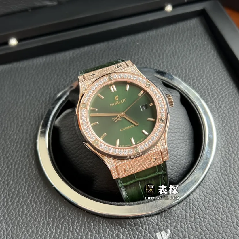Hublot classic watch, HB classic fusion watch, front view