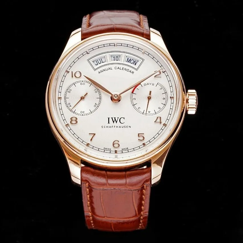 IWCIWCreplica watch Portuguese series annual calendar men's mechanical watch clasp picture