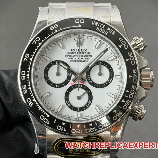 CBD factory top-tier watch RolexDaytonawhite dialsteel bracelet4131front live photo