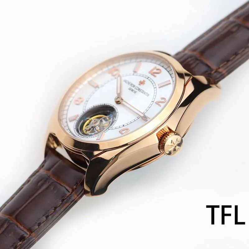 Vacheron Constantintop-tiersuper watch Wulu type series automatic tourbillon men's watch side view