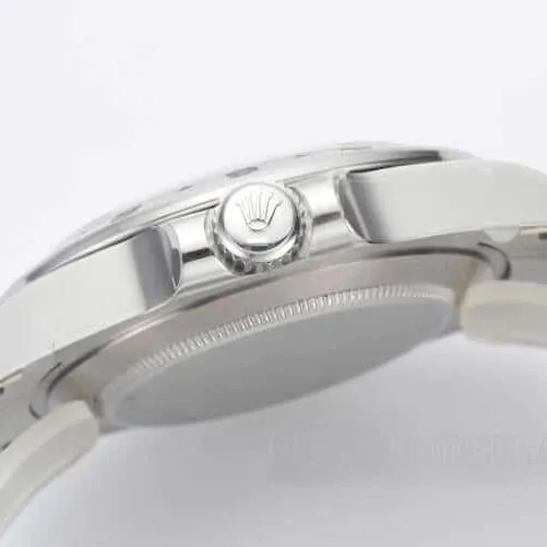 CleanRolex Explorer top-tier replicawhite dialsteel bracelet model 226570side live photo