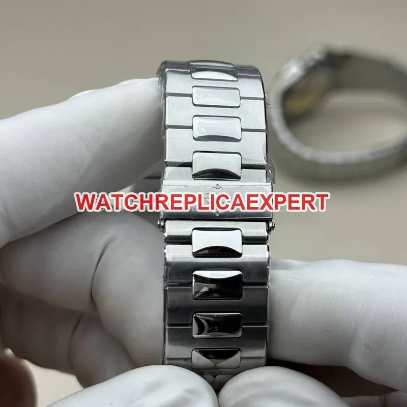 Patek Philippetop-tier watch BBF factory Nautilus Tiffany blue dial324movementsteel bracelet caseback live photo