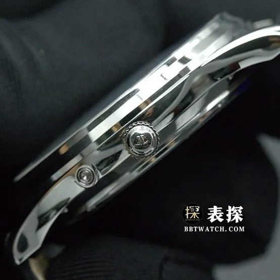 AZ factory master Jaeger-LeCoultre1:1replica watch silver dialmoon phaseleather strap model 1368430clasplive photos