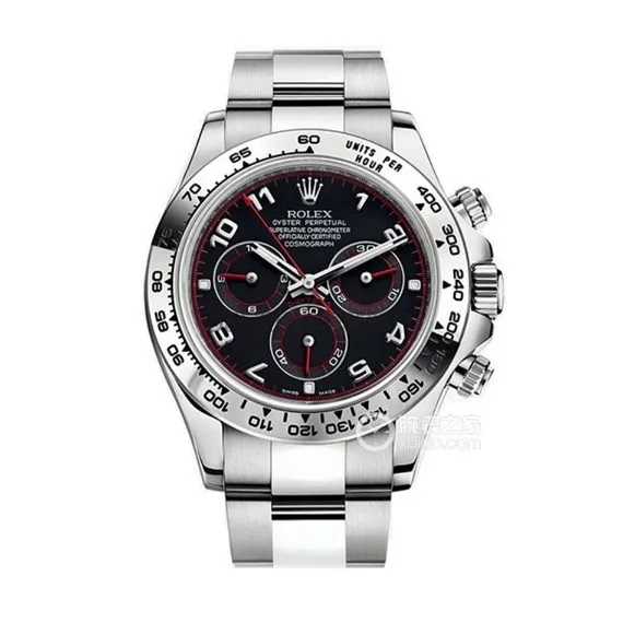 C Factory Rolex Daytona1:1super cloneblack dialsteel bracelet model 116509-78599side live photo