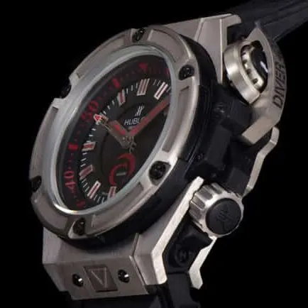 Top watch Hublot King Power Titanium Luminous 1400 automatic mechanical movement men's watch buckle image