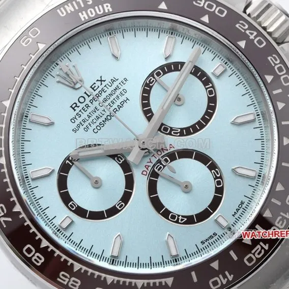 Factory C Rolex Daytonatop-tier 1:1super Ice Landi 4131 steel bracelet caseback live photo