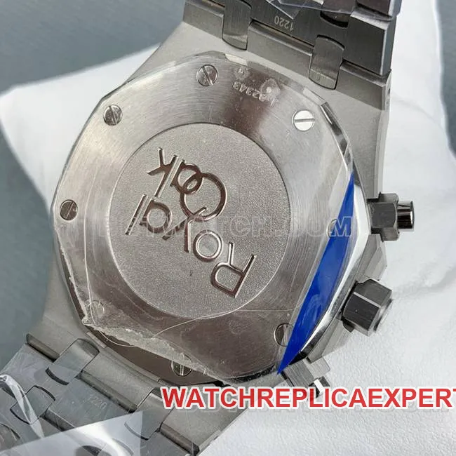 top-tier watch Royal OakAPS factory Audemars Piguetblue dial26331caseback live photo