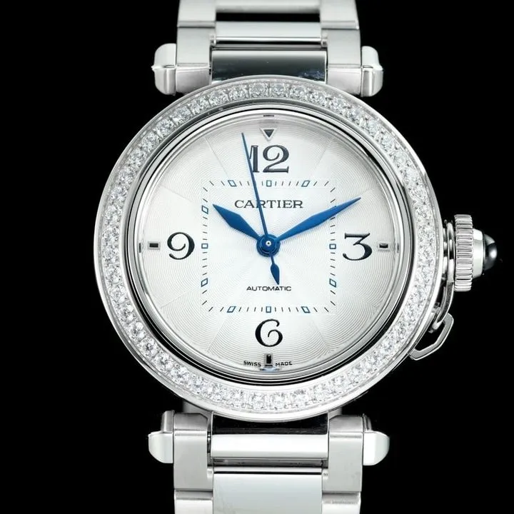 Cartiertop-tier watch Pasha series ladies fully automatic movement white watch clasp picture