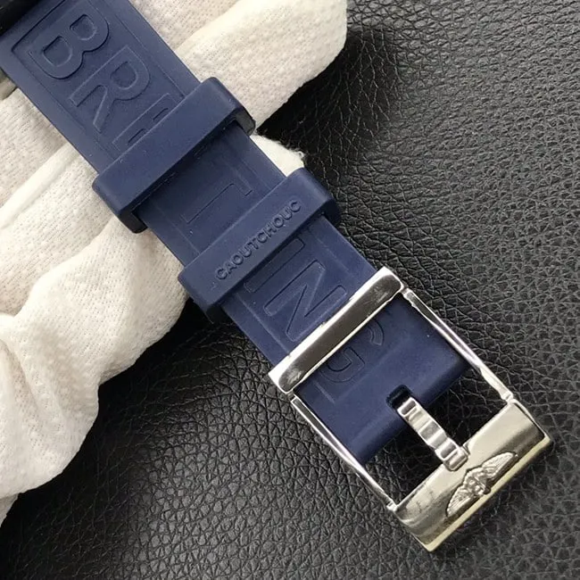 Breitlingtop-tier watch Avengers series fully automatic movement men's blue dialrubber strapleather strap picture