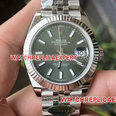 collectible watch ERF factory Rolex log green dial3235 mechanical 41mmcaseback live photo