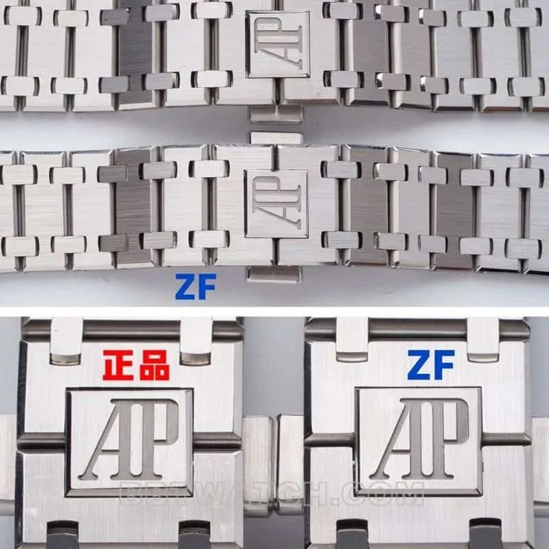 ZFRoyal Oak real and fake comparison evaluation Audemars Piguettop-tier watch 15202braceletlive photos