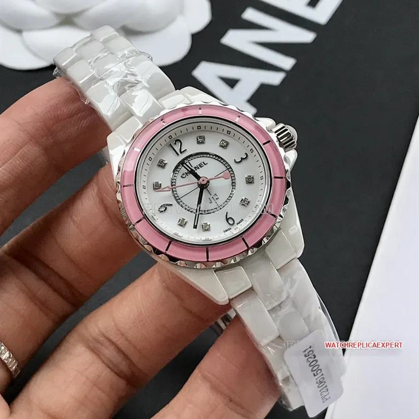 Chanel J12 One-to-One Top White Dial Pink