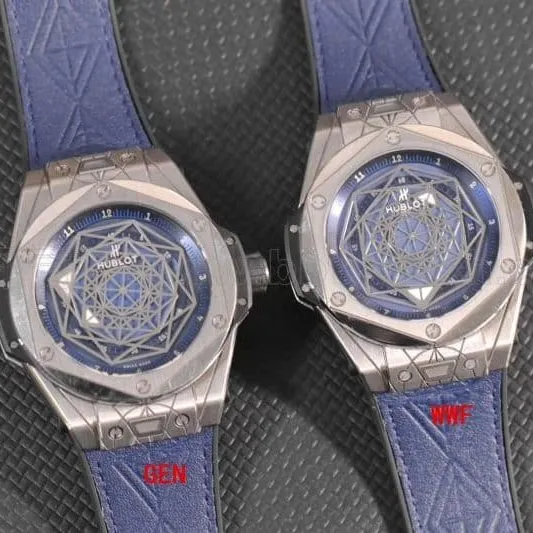 Hublot Tattoo Titanium Blue Watch Review - Unique Aesthetic Detailed View