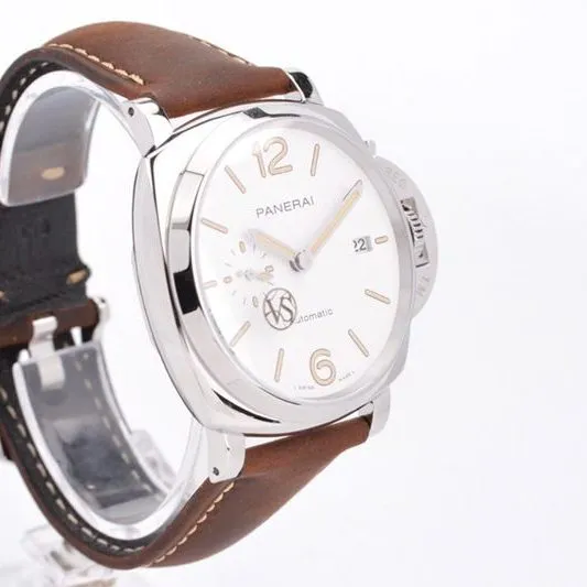 Paneraireplica watch Lumino Dürr PAM1046 classic sandwich beige dial watch back cover picture