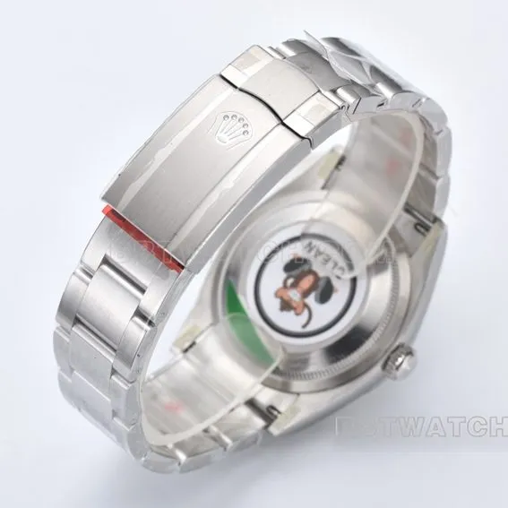 Factory C Rolex Oyster Perpetual top-tier 1:1high-quality replica36mmsilver dialm126000-0001clasplive photos