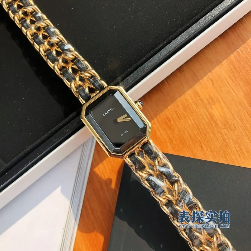 top-tiersuper clonec factory Chanel ladies black dialquartz watch clasp