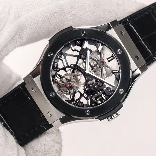 Hublotreplica watch (Hublot) classic fusion CLASSIC FUSION series tourbillon watch front view