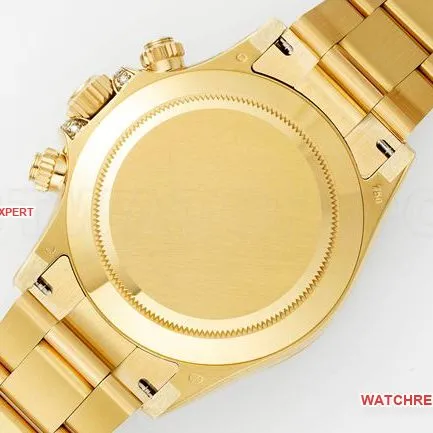 top-tier watch RolexPPM factory Daytona diamond bezel gold braceletside live photo