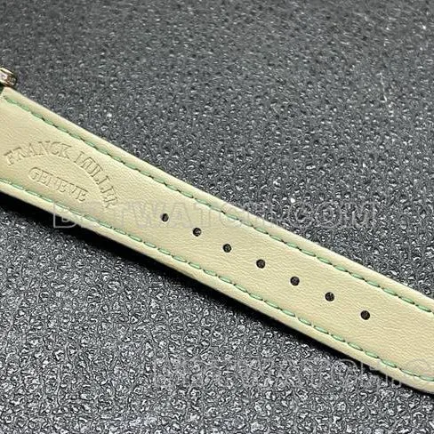 Frank Muller quartz collectible watch ABF factory diamond plate gold diamond bezel green leather braceletbraceletlive photos